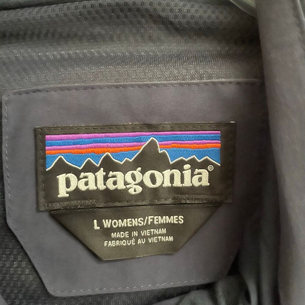 Patagonia H2no Quandary Full Zip Hooded Jacket Women’s L28050 Nylon Navy - Picture 8 of 12